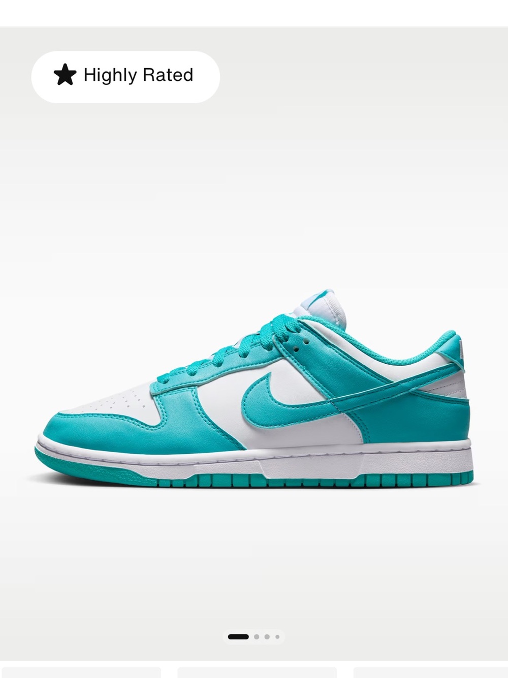 Nike Women’s Dunk Low Next Nature White Dusty Cactus Athletic Sneakers Size 7